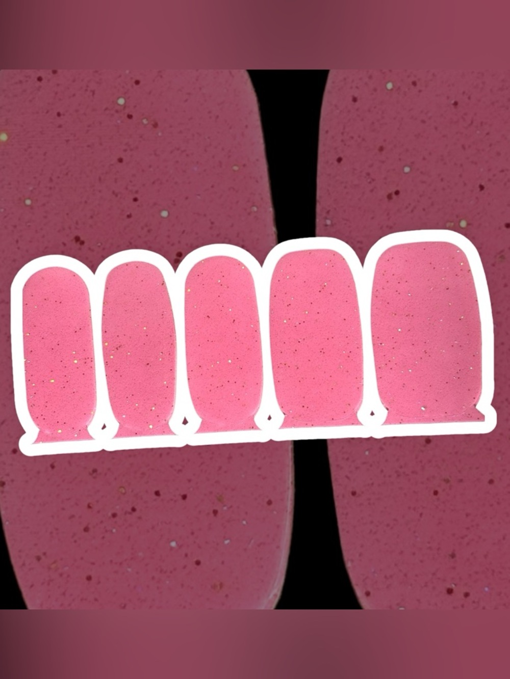 Color Street Pink Pearl Gumdrop Nail Strips